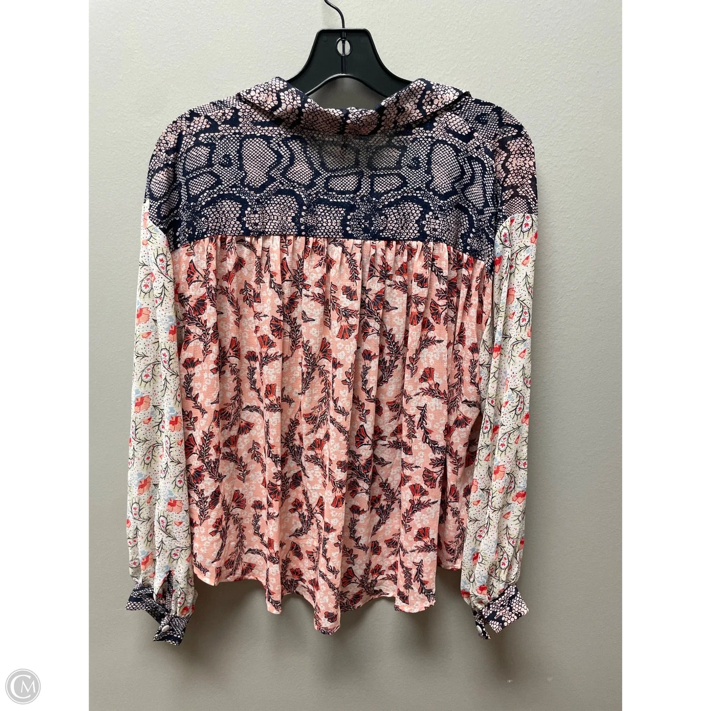 Top Long Sleeve By Free People In Multi-colored, Size: S