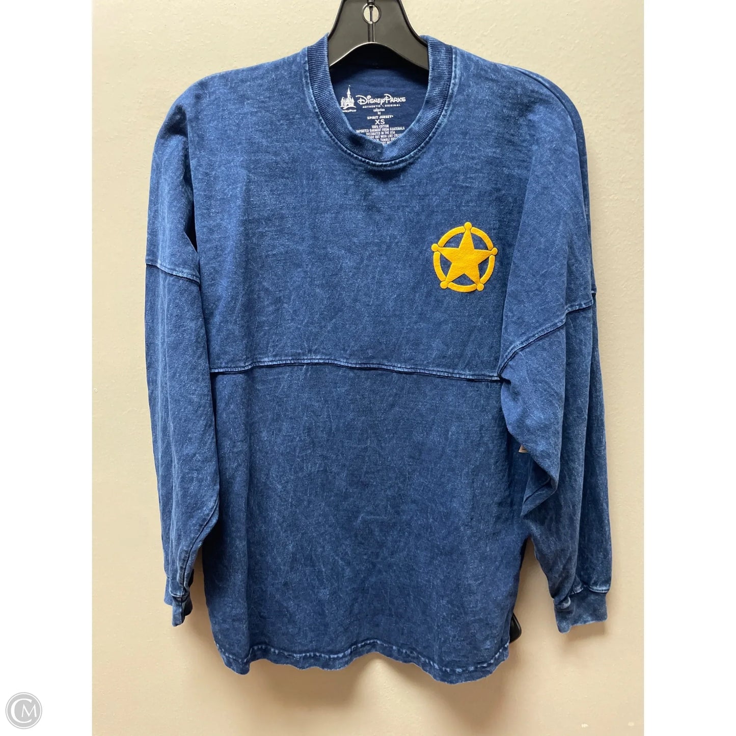 Top Long Sleeve By Disney In Blue, Size: Xs