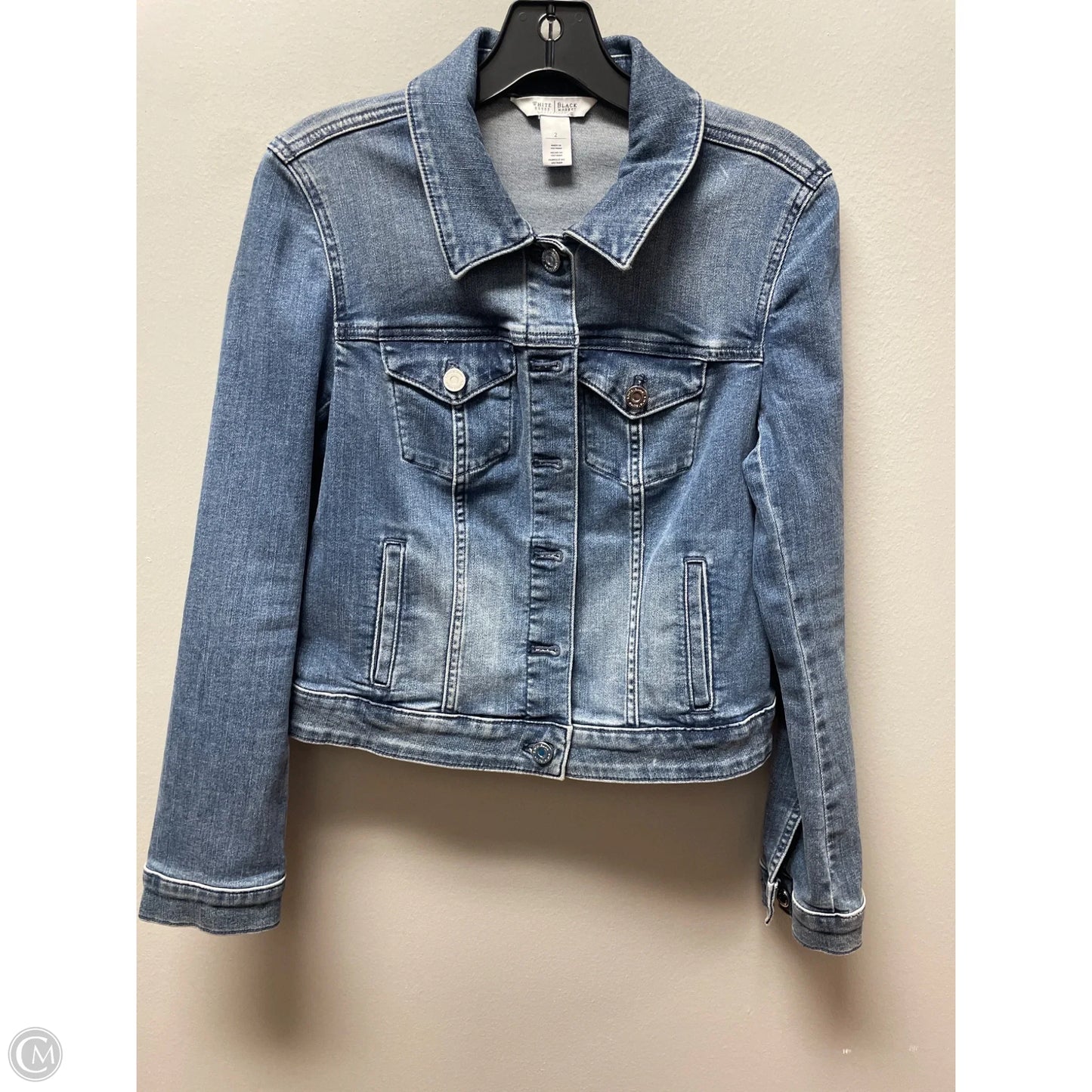 Jacket Denim By White House Black Market In Blue Denim, Size: Xs