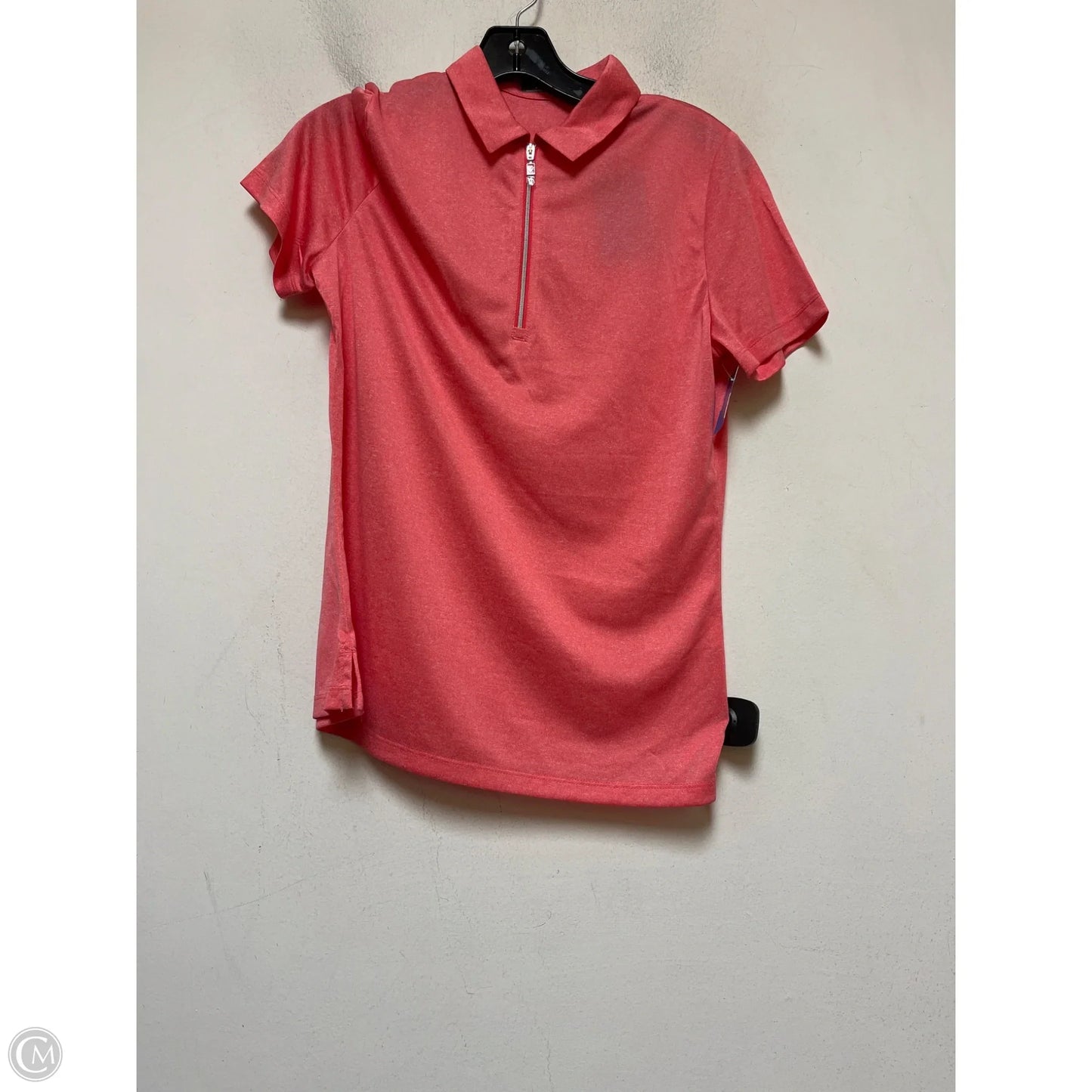 Athletic Top Short Sleeve By Callaway In Pink, Size: M