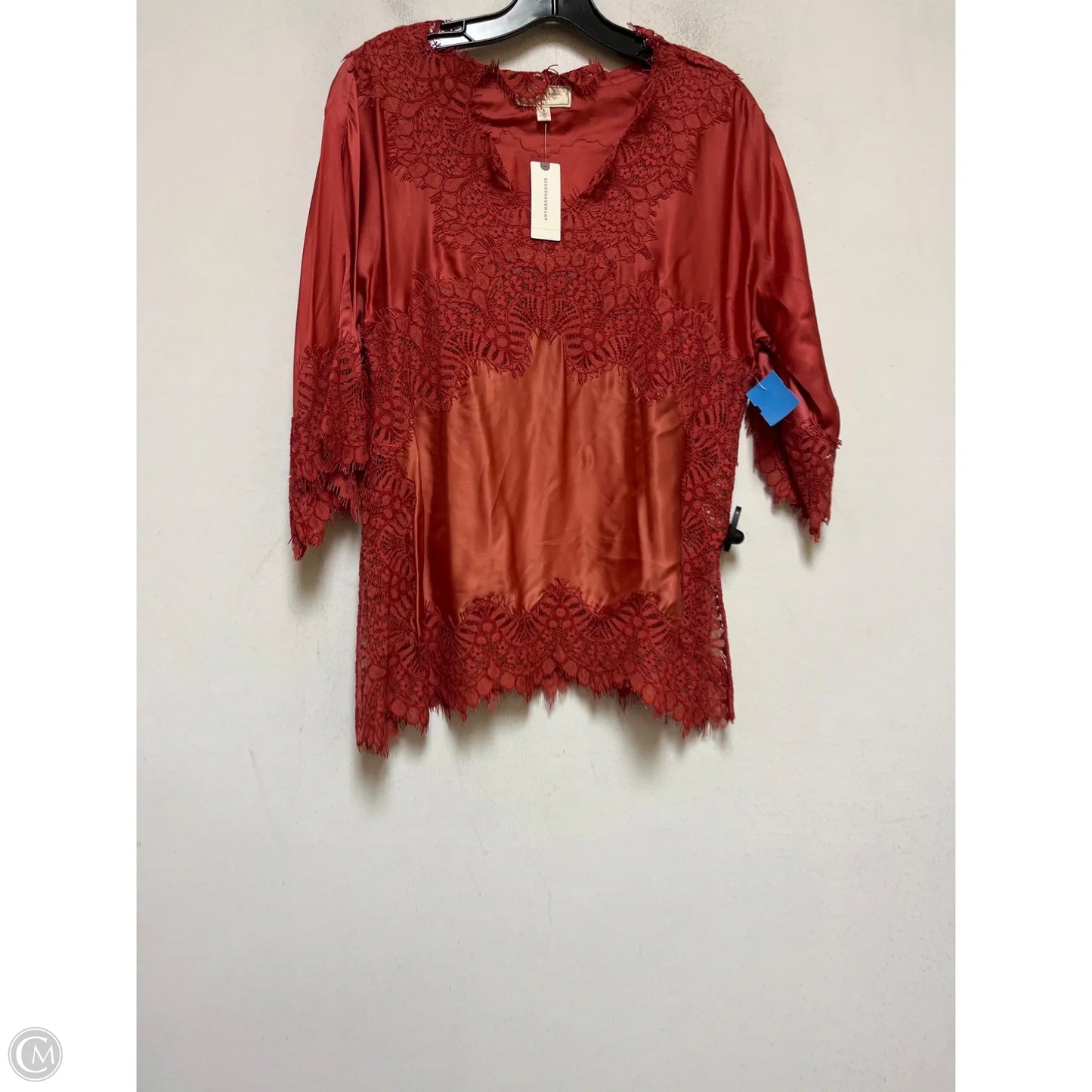 Top Short Sleeve By Moulinette Soeurs In Red, Size: S
