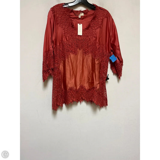 Top Short Sleeve By Moulinette Soeurs In Red, Size: S