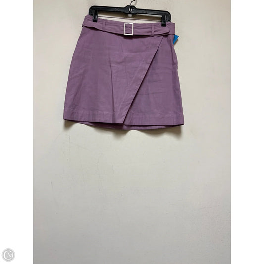 Skirt Mini & Short By Maeve In Purple, Size: 8