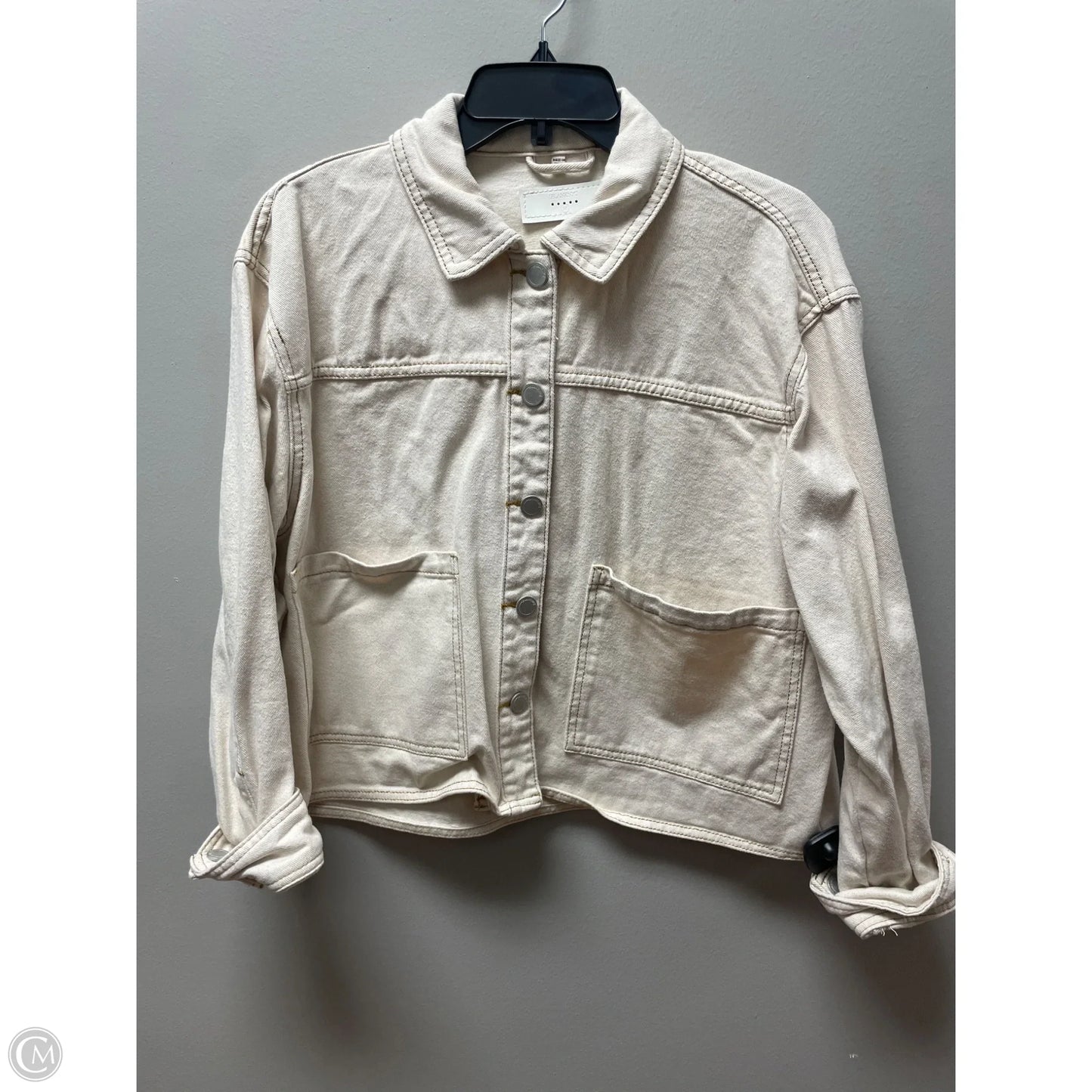 Jacket Denim By Blanknyc In Tan Denim, Size: M