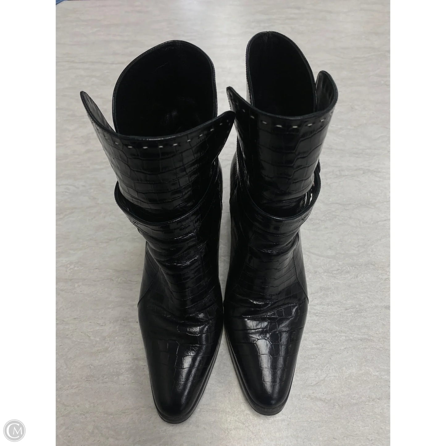Boots Designer By Max Mara In Black, Size: 8