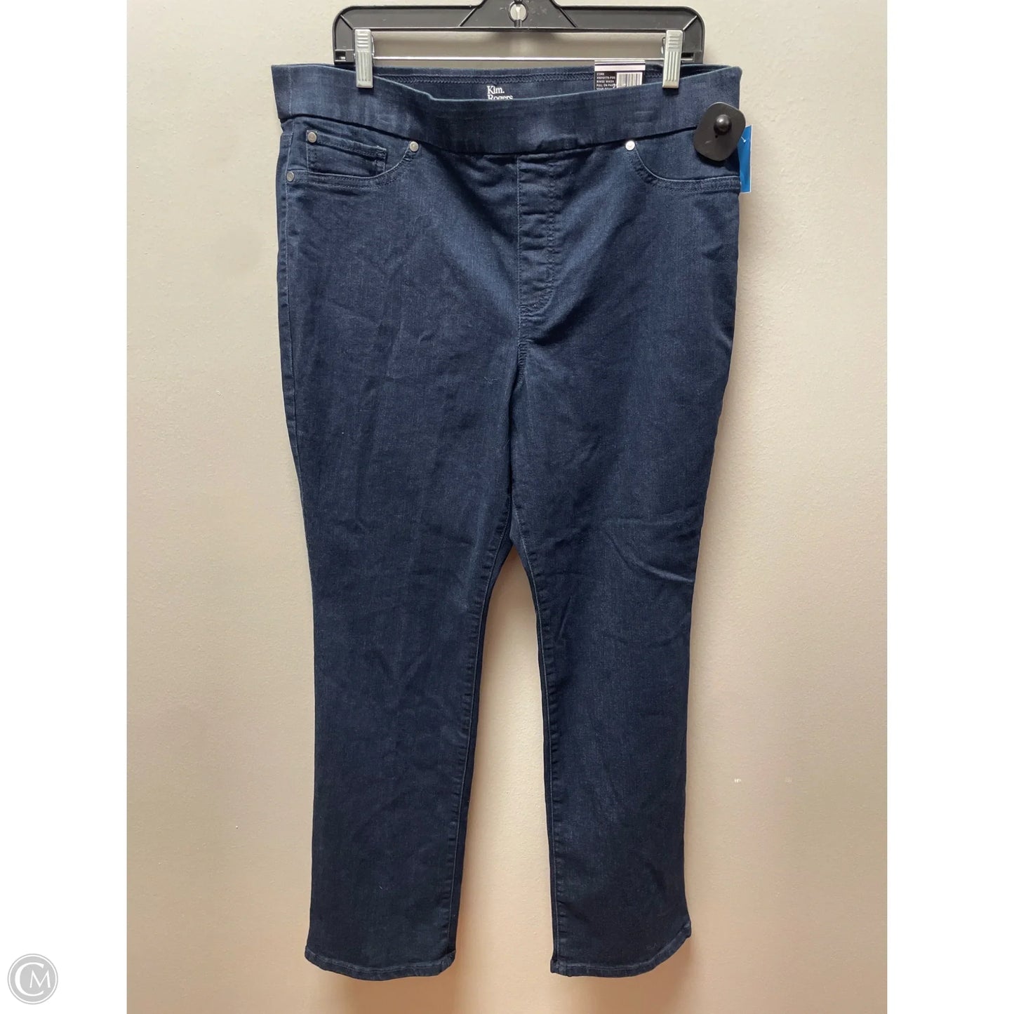 Jeans Jeggings By Kim Rogers In Blue Denim, Size: 16
