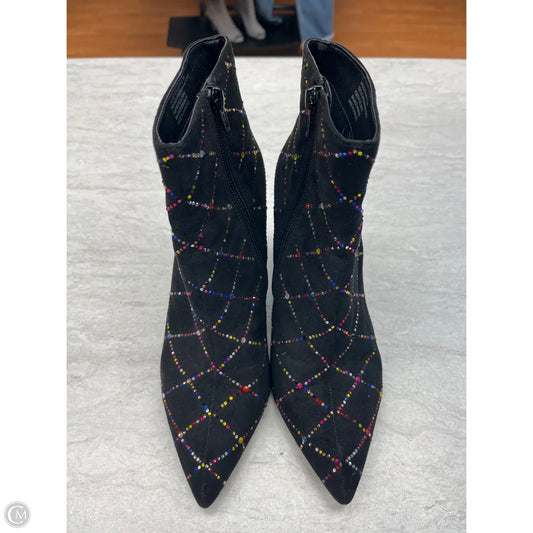 Boots Ankle Heels By Betsey Johnson In Multi-colored, Size: 8