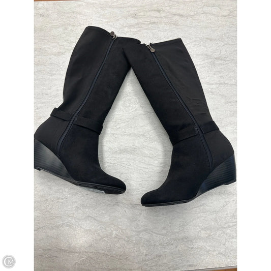 Boots Mid-calf Heels By Dana Buchman In Black, Size: 6.5