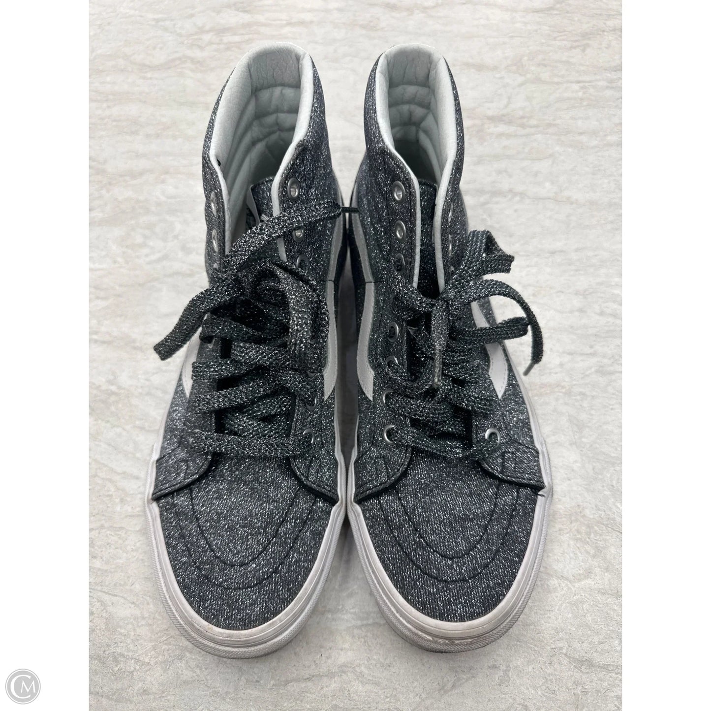 Shoes Sneakers By Vans In Silver, Size: 9