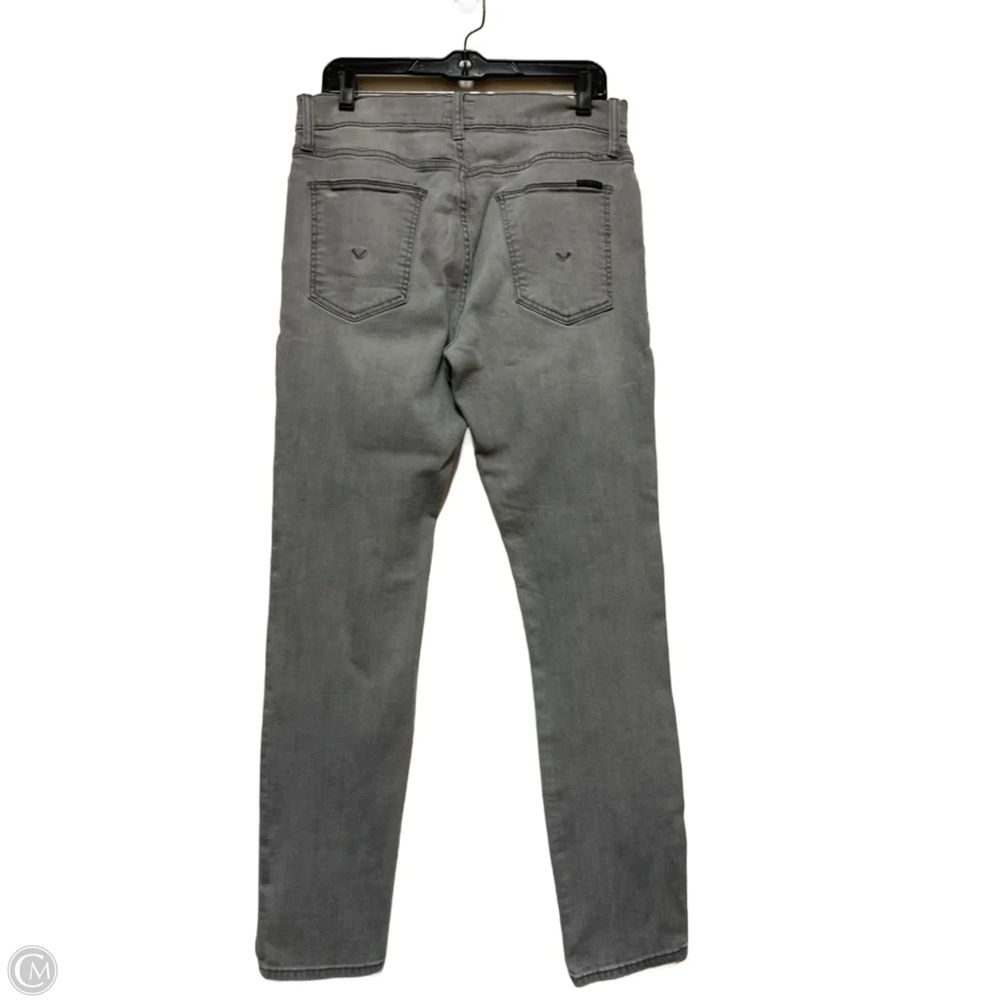 Jeans Skinny By Hudson In Grey Denim, Size: 10
