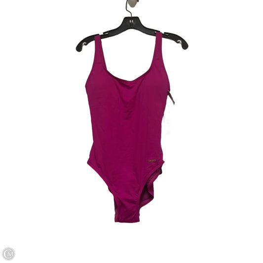 Swimsuit By Dkny In Pink, Size: M