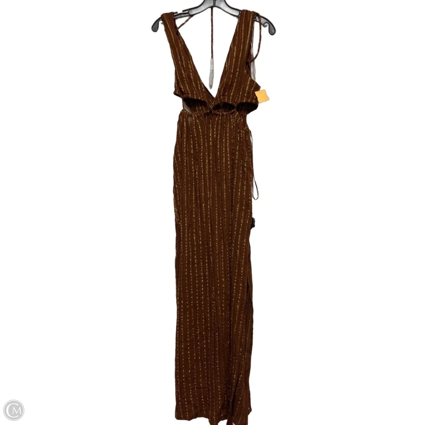 Swimwear Cover-up By Clothes Mentor In Brown, Size: M
