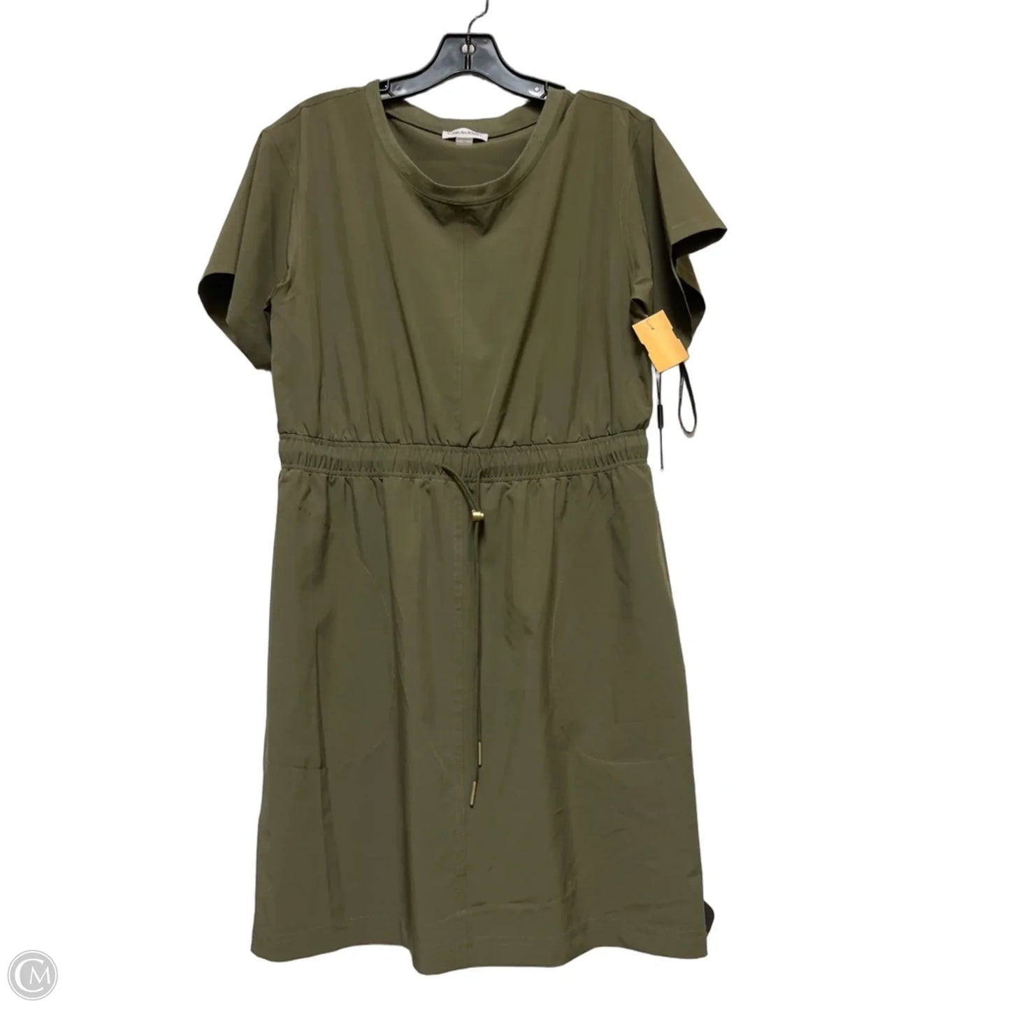 Athletic Dress By Calvin Klein In Green, Size: M