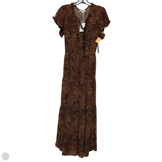 Dress Casual Maxi By Jessica Simpson In Animal Print, Size: Xs
