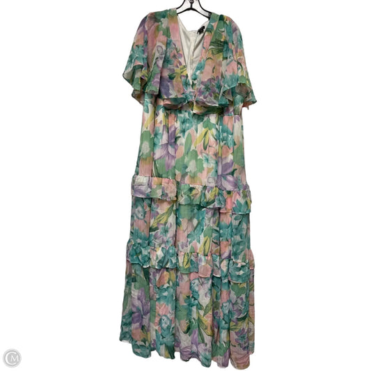 Dress Casual Maxi By Boohoo Boutique In Floral Print, Size: 2x