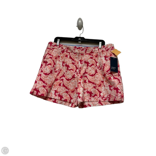 Shorts By Crown And Ivy In Floral Print, Size: 14
