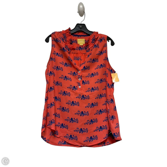Top Sleeveless By Maeve In Nautical Print, Size: S