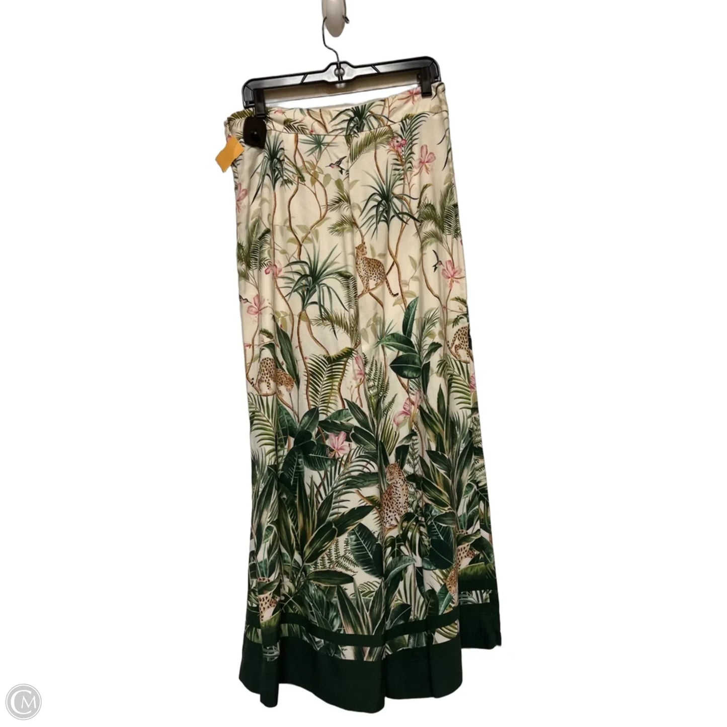 Pants Wide Leg By H&m In Tropical Print, Size: 12