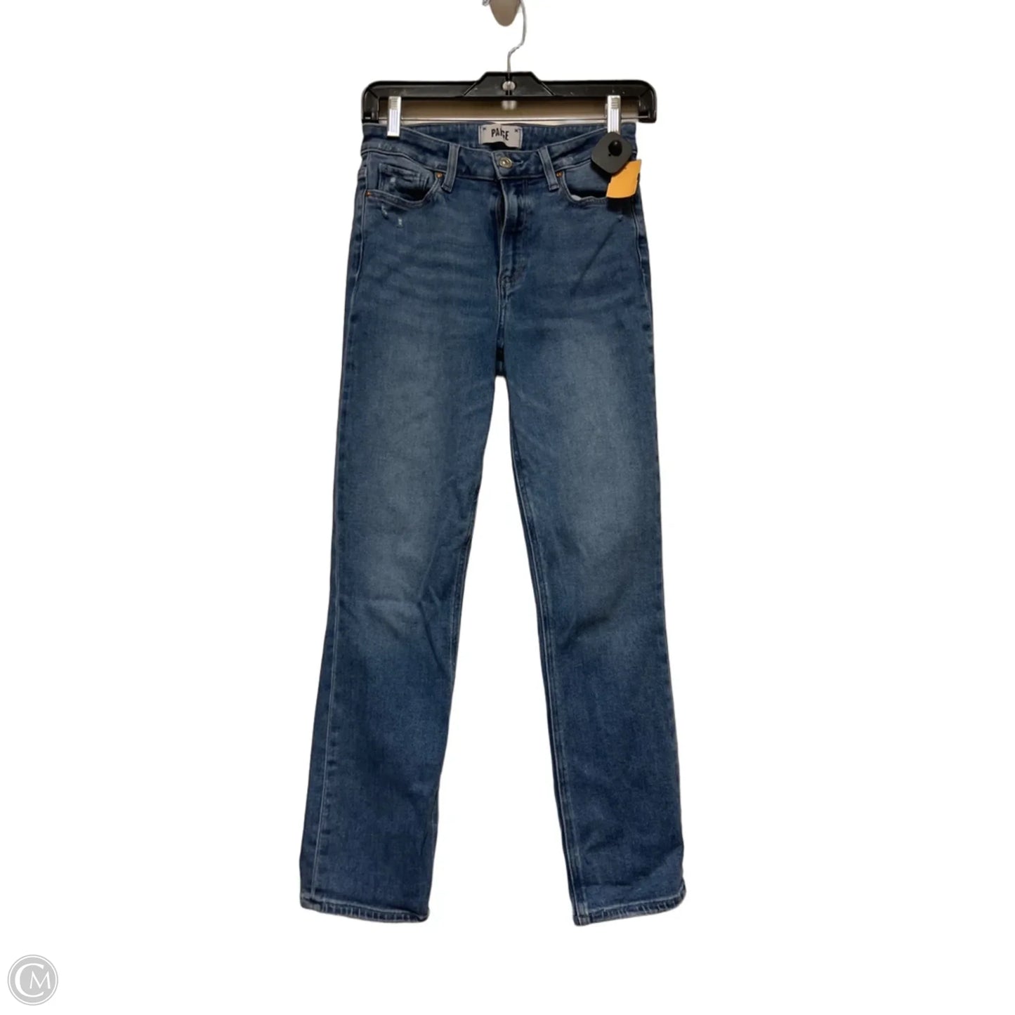 Jeans Skinny By Paige In Blue Denim, Size: 4