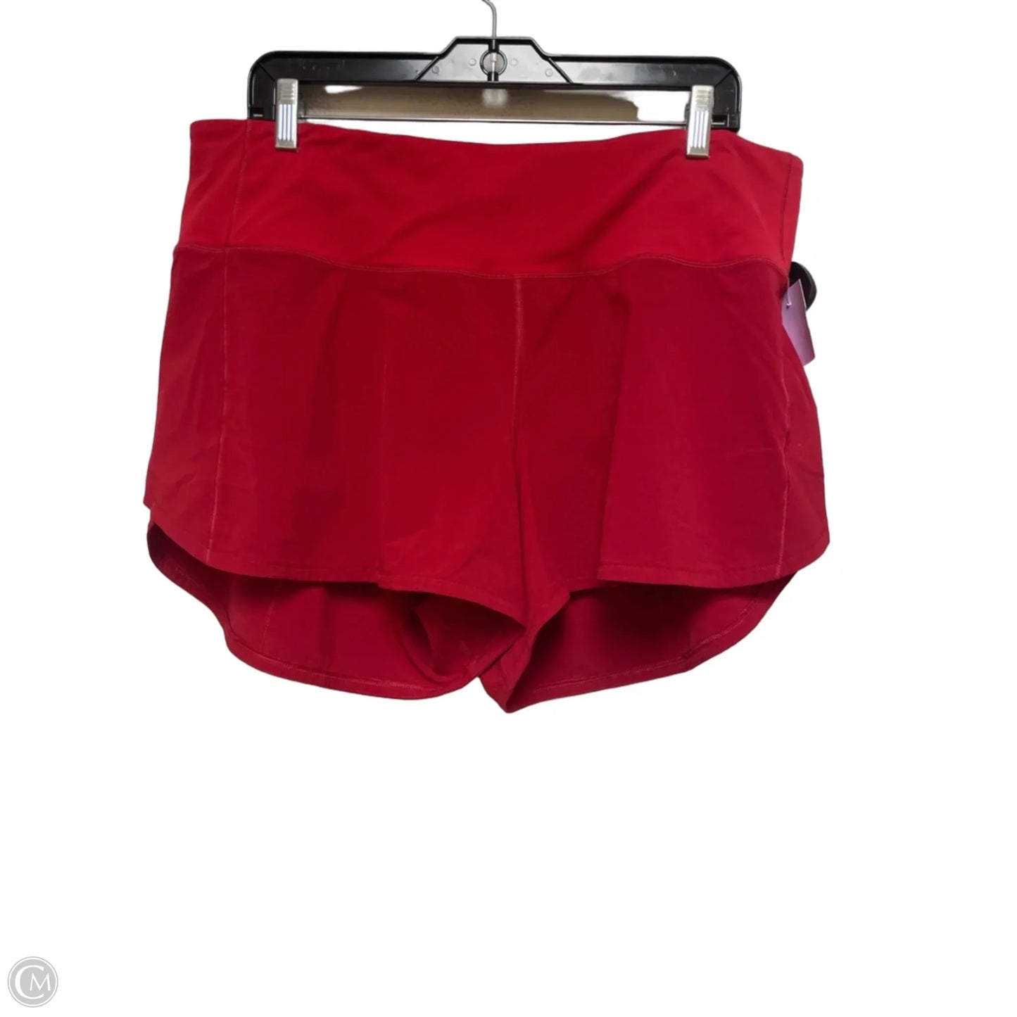 Athletic Shorts By Lululemon In Red, Size: Xl