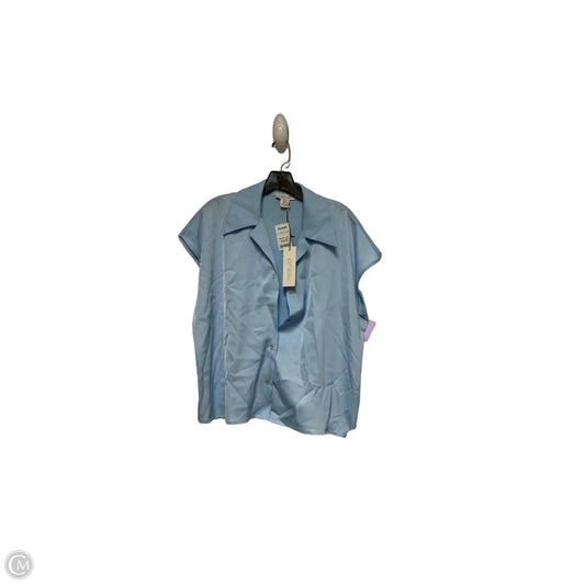 Top Short Sleeve By Rachel Zoe In Blue, Size: L