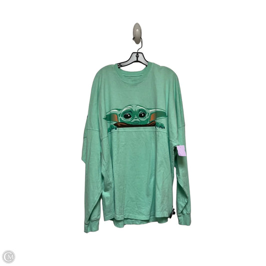 Top Long Sleeve By Disney Store In Green, Size: L