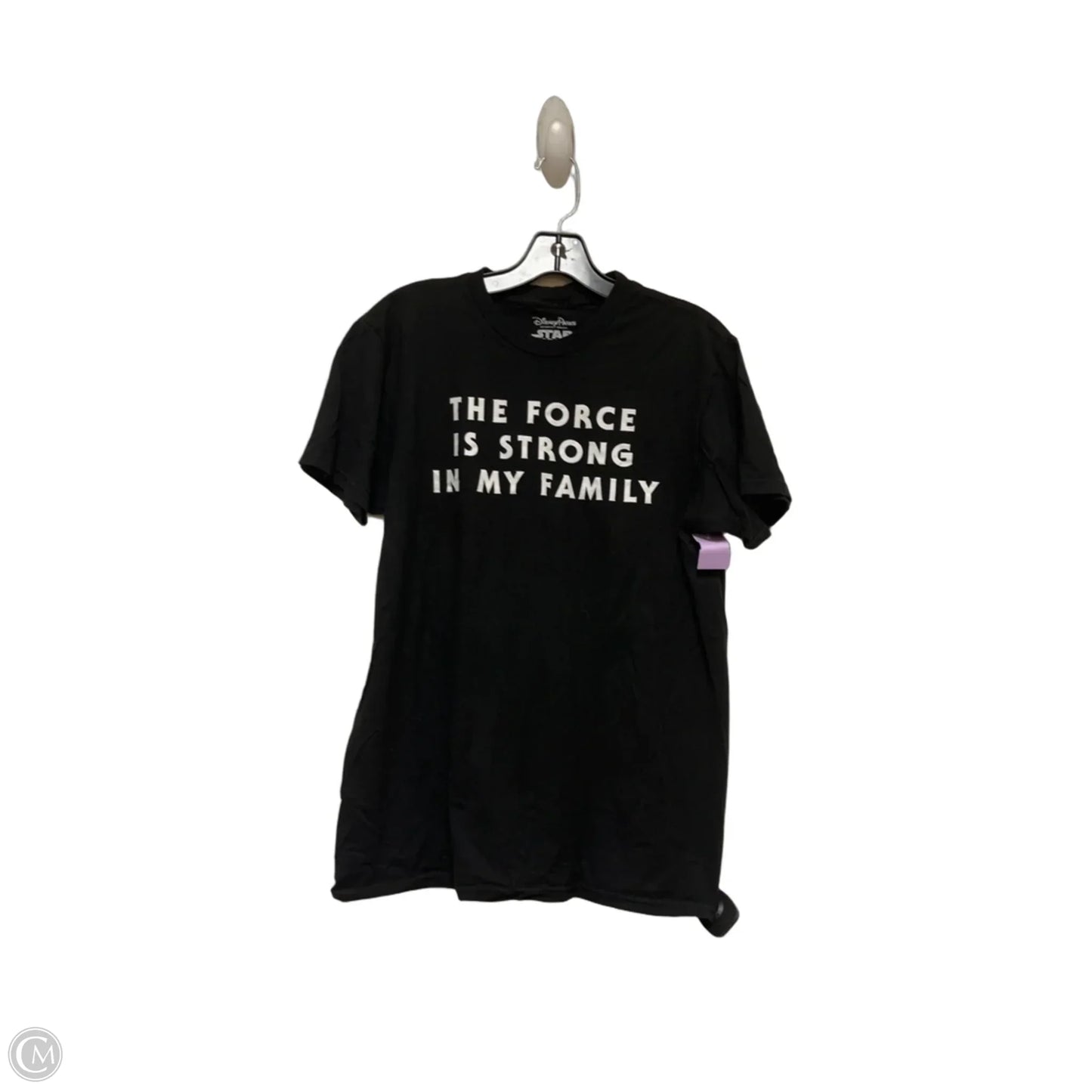 Top Short Sleeve By Disney Store In Black, Size: M