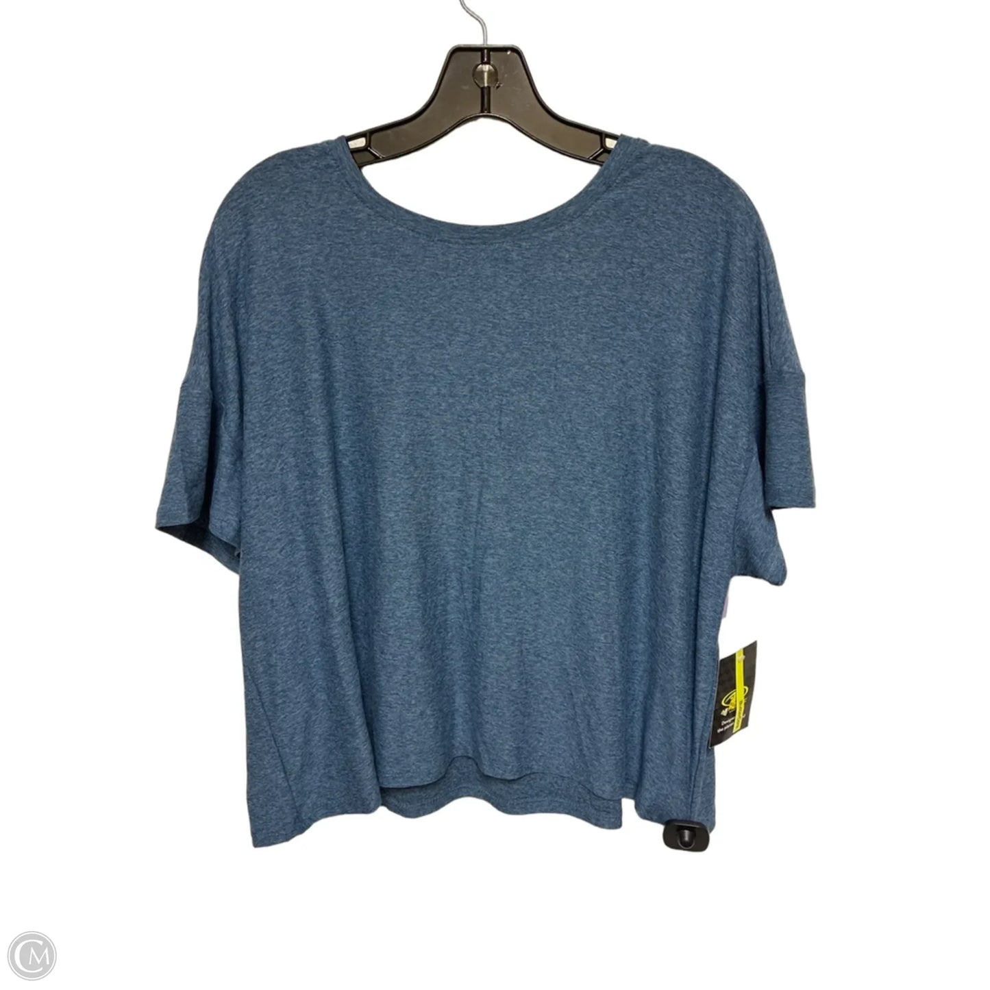 Athletic Top Short Sleeve By Athletic Works In Blue, Size: Xl