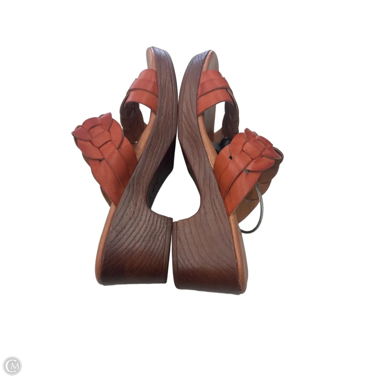 Sandals Heels Block By Boc In Brown, Size: 10