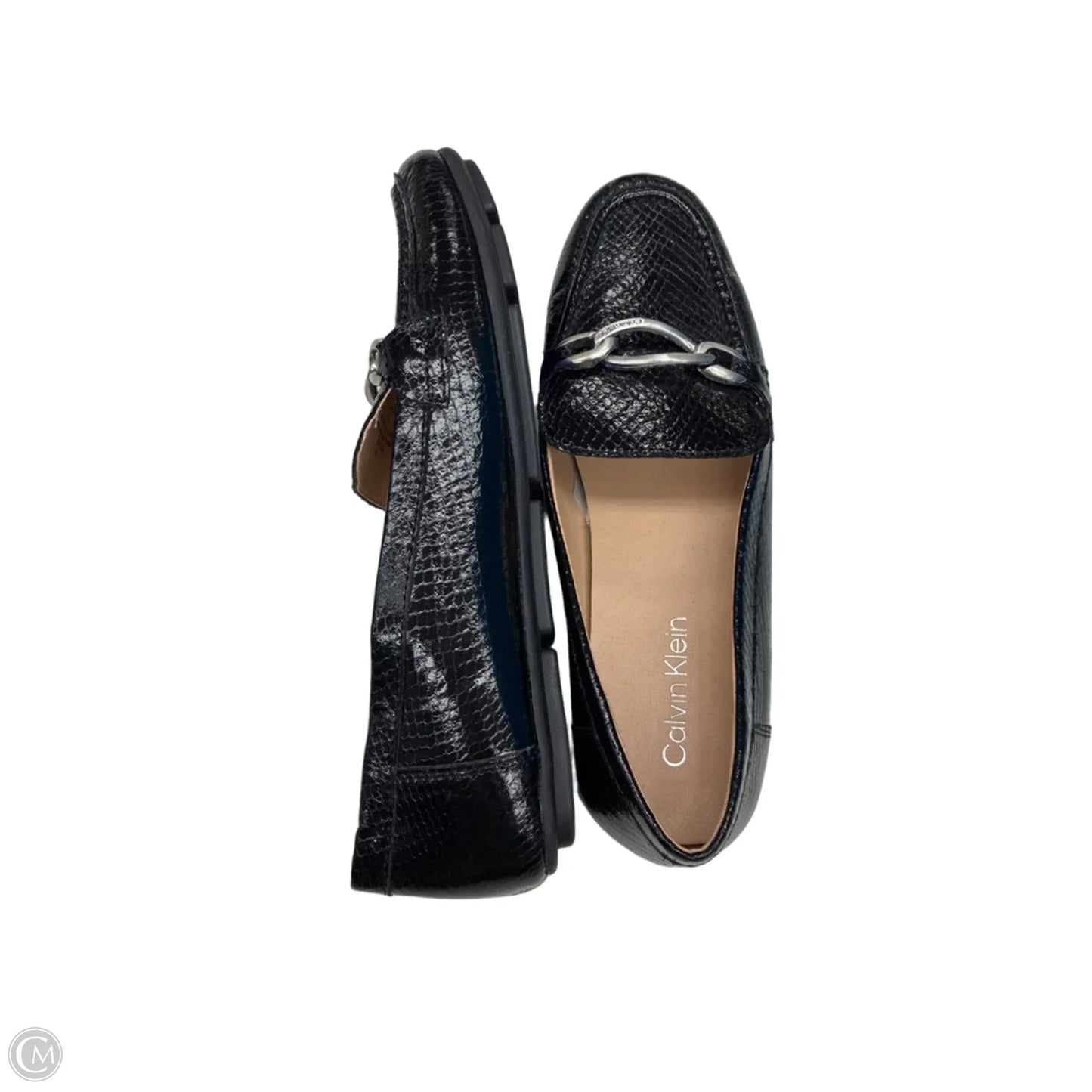 Shoes Flats By Calvin Klein In Black, Size: 6.5