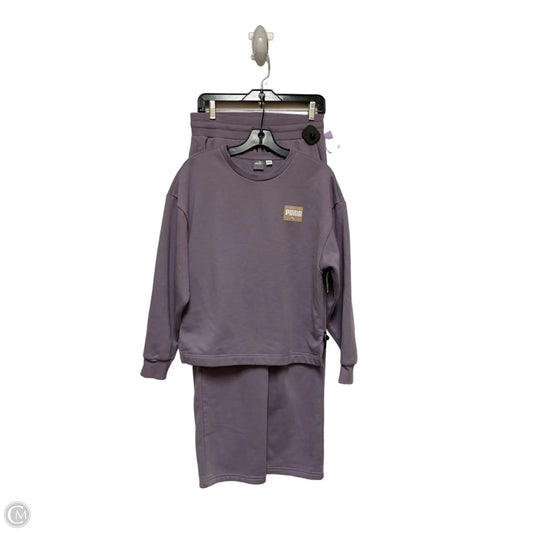 Athletic Pants 2pc By Puma In Purple, Size: S