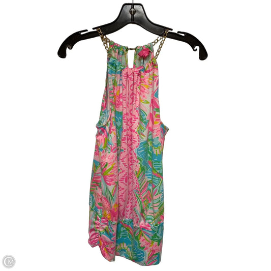 Top Sleeveless Designer By Lilly Pulitzer In Multi-colored, Size: S