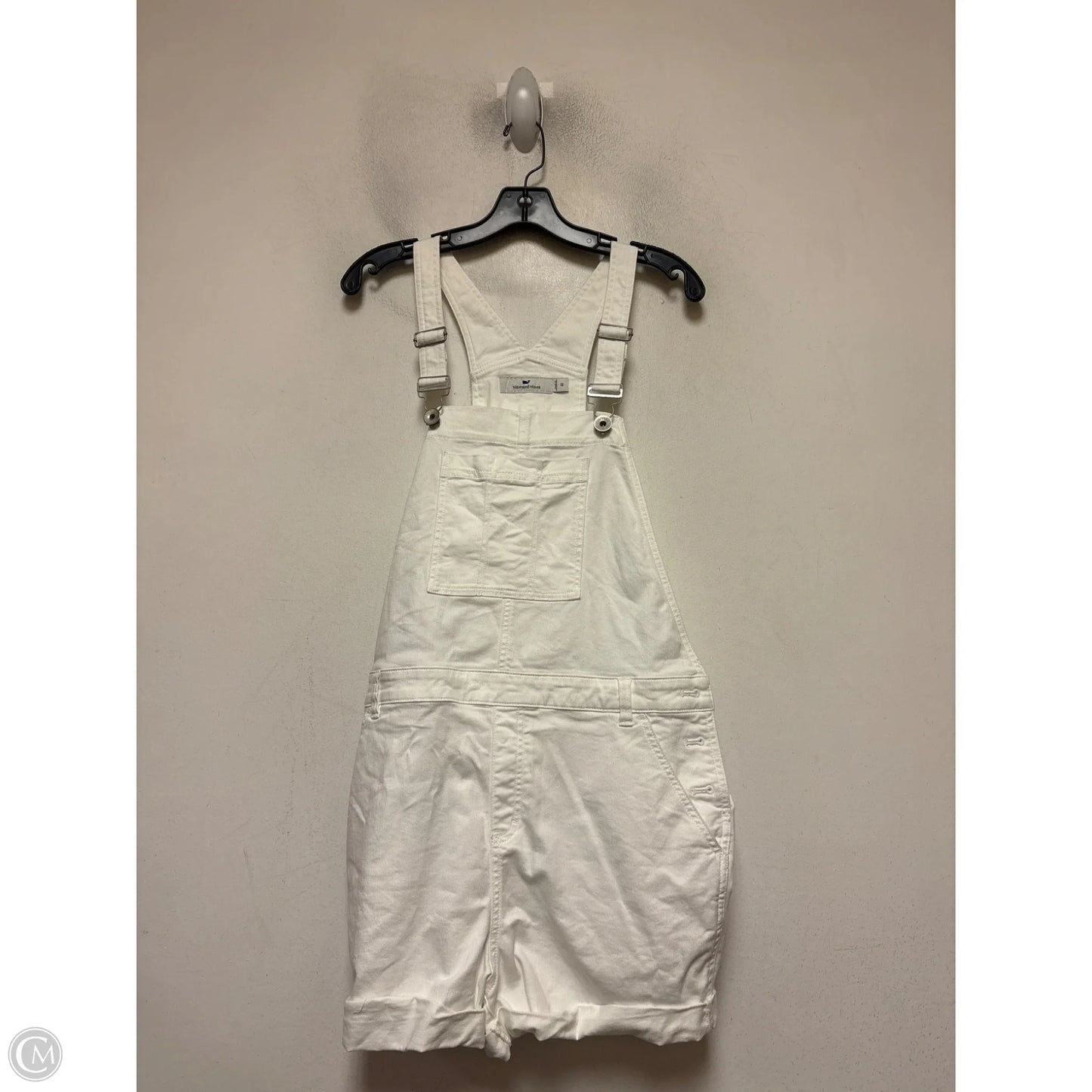 Shortalls By Vineyard Vines In White Denim, Size: L