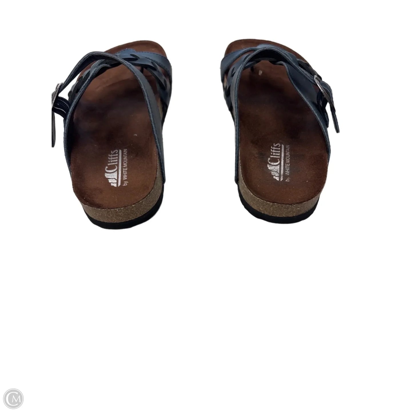 Sandals Flats By Cliffs By White Mountain In Blue, Size: 6.5