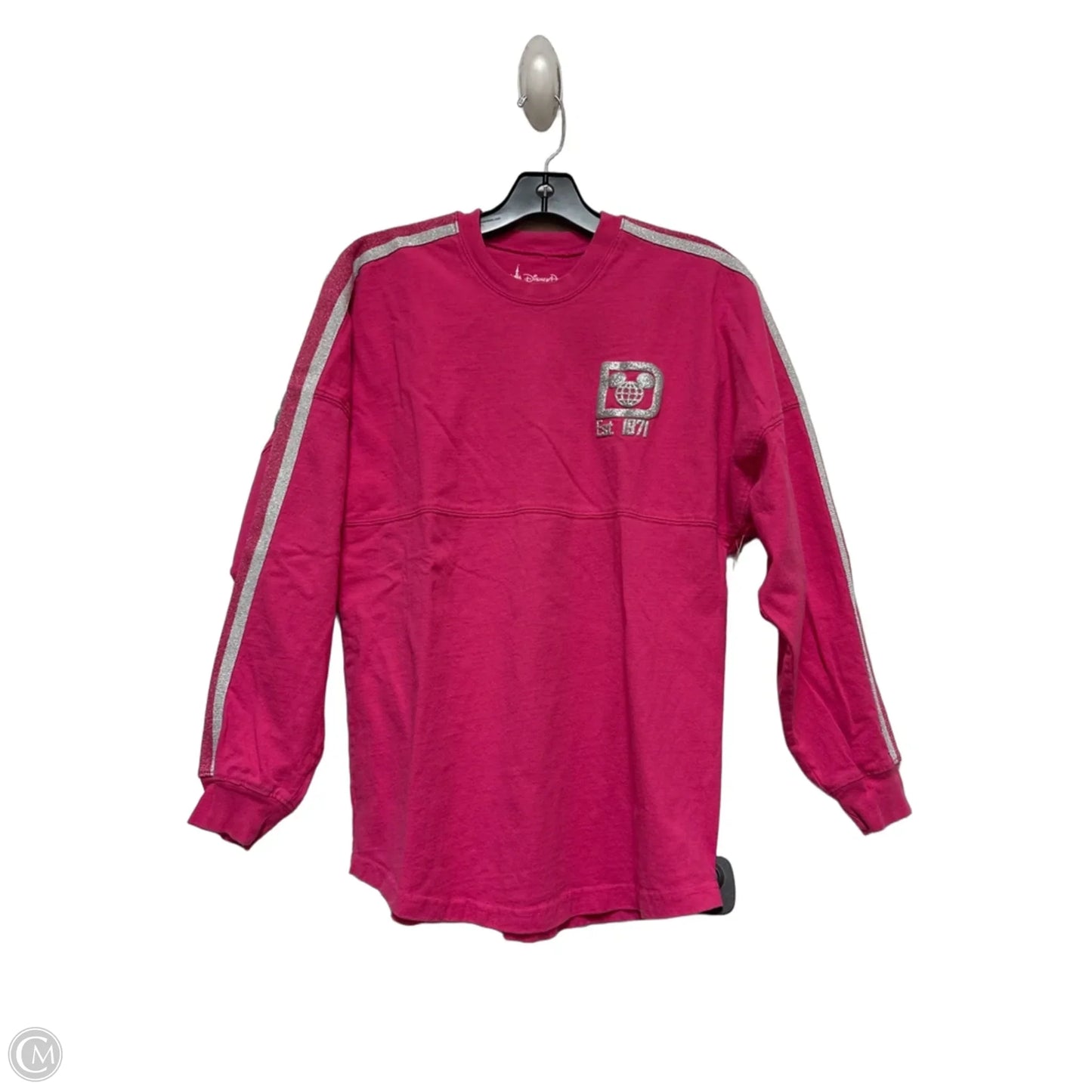 Top Long Sleeve By Disney Store In Pink & Silver, Size: Xs