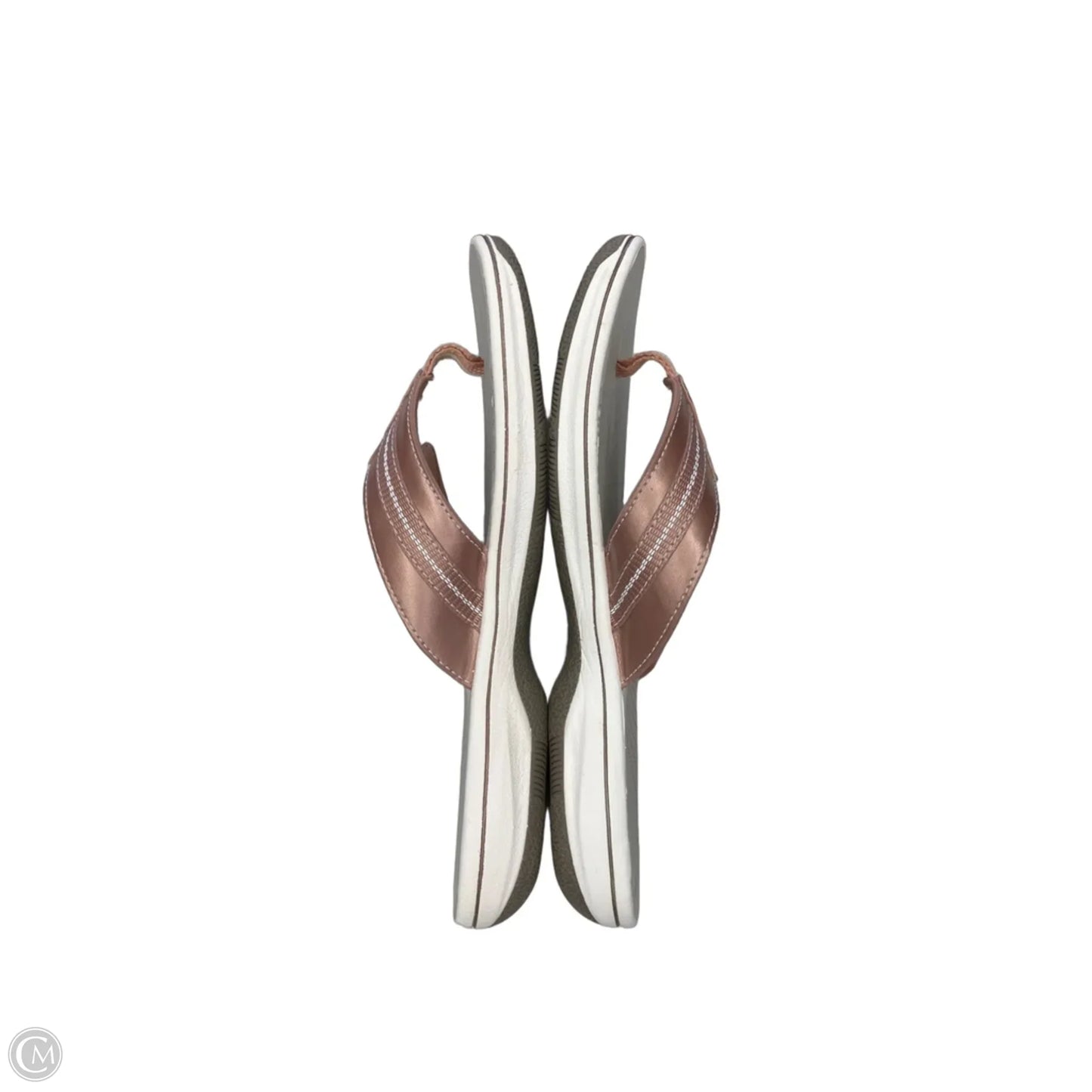 Sandals Flats By Clarks In Pink, Size: 8
