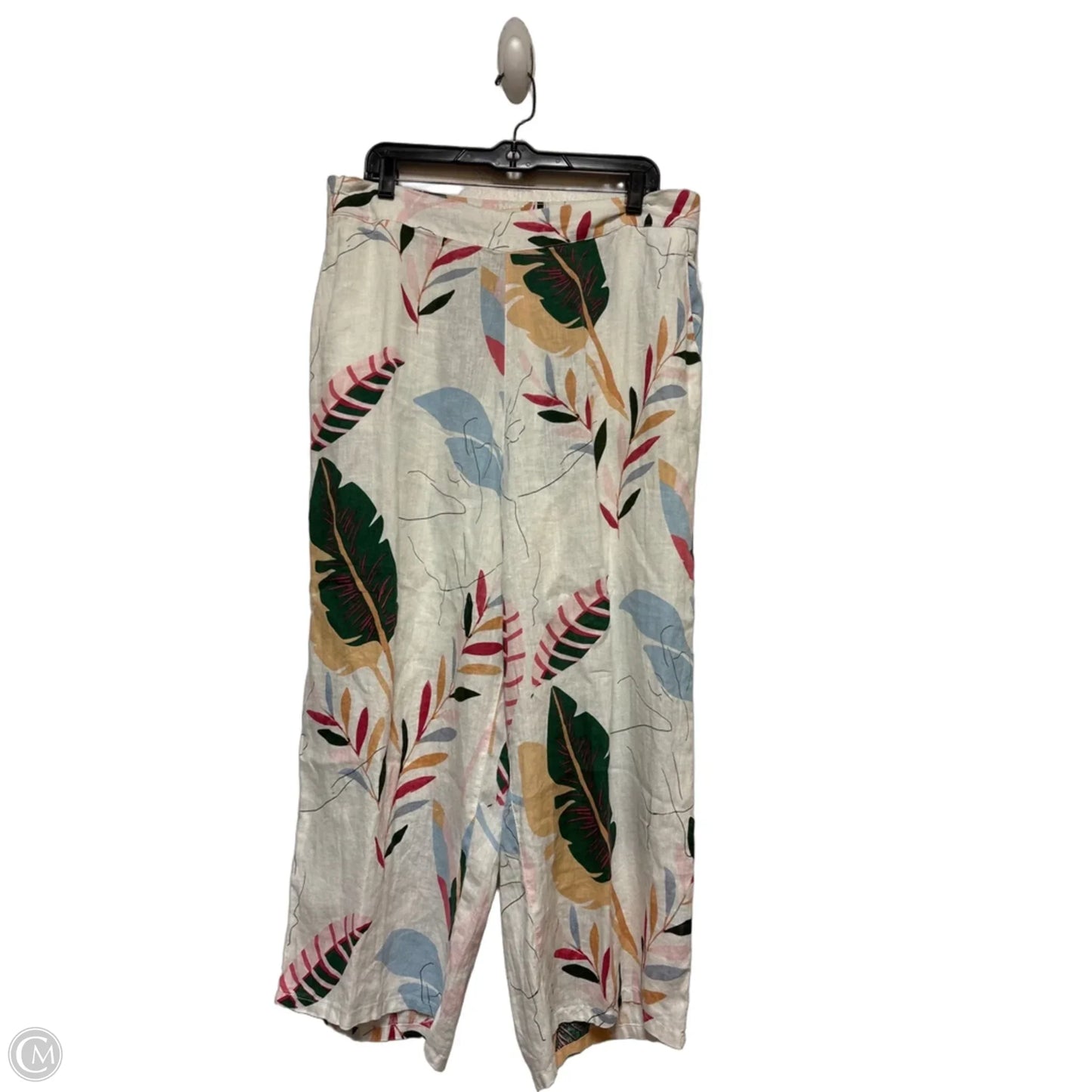 Pants Wide Leg By Cynthia Rowley In Tropical Print, Size: 16
