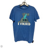 Top Short Sleeve Basic By Disney In Blue, Size: M