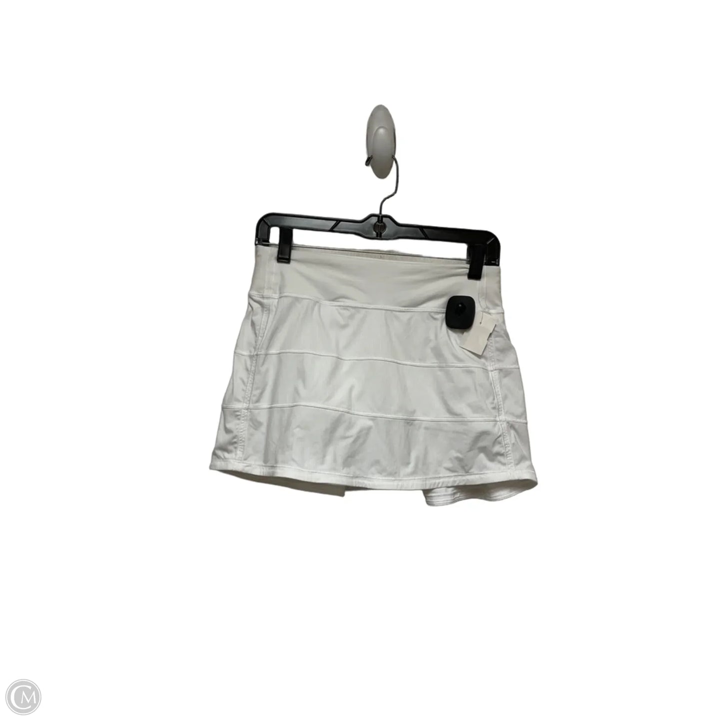 Athletic Skort By Lululemon In White, Size: 4