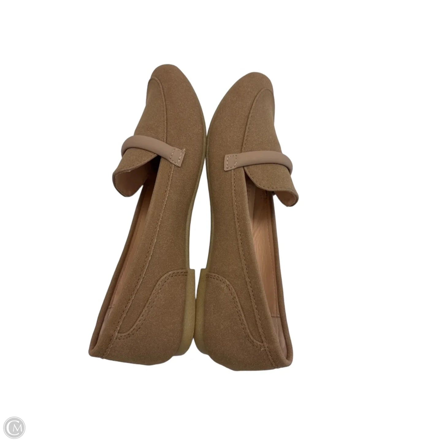Shoes Flats By Clothes Mentor In Tan, Size: 9.5