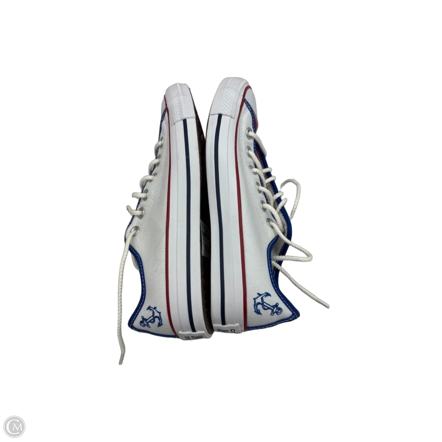 Shoes Sneakers By Converse In Blue Red & White, Size: 7