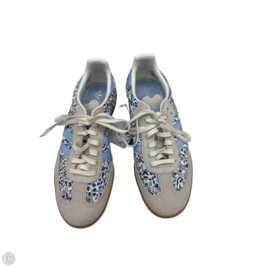 Shoes Sneakers By Adidas In Blue & White, Size: 6.5