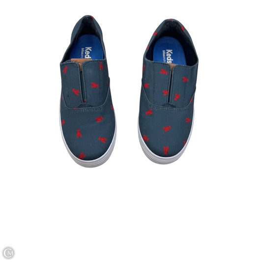 Shoes Flats By Keds In Blue & Red, Size: 7.5