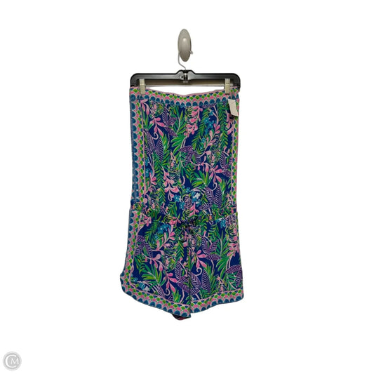 Romper Designer By Lilly Pulitzer In Tropical Print, Size: S