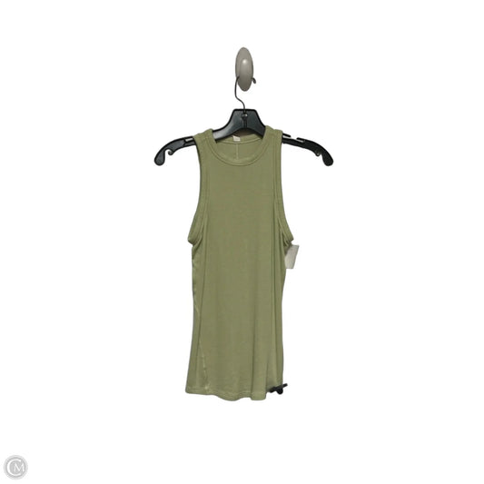Athletic Tank Top By Lululemon In Green, Size: 4
