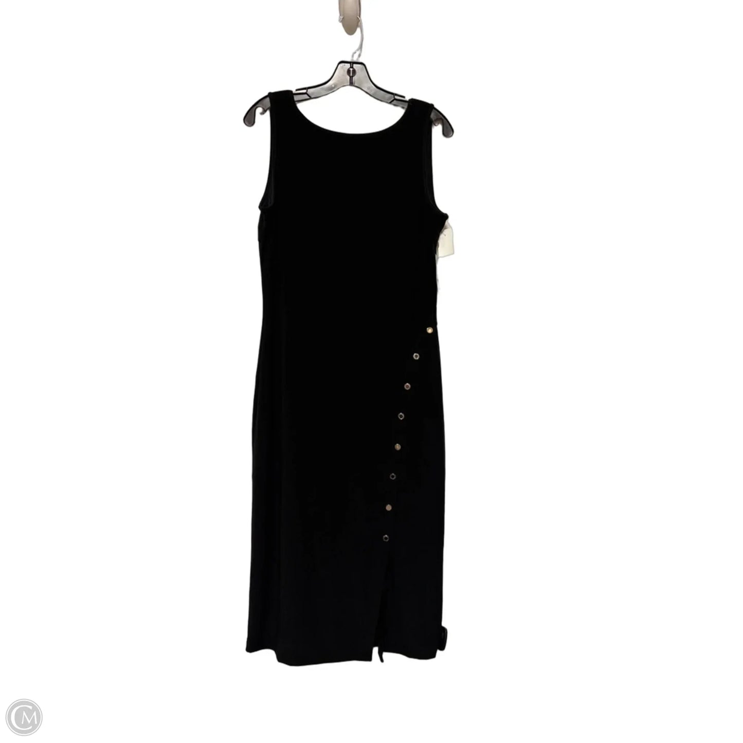 Dress Casual Midi By White House Black Market In Black, Size: M