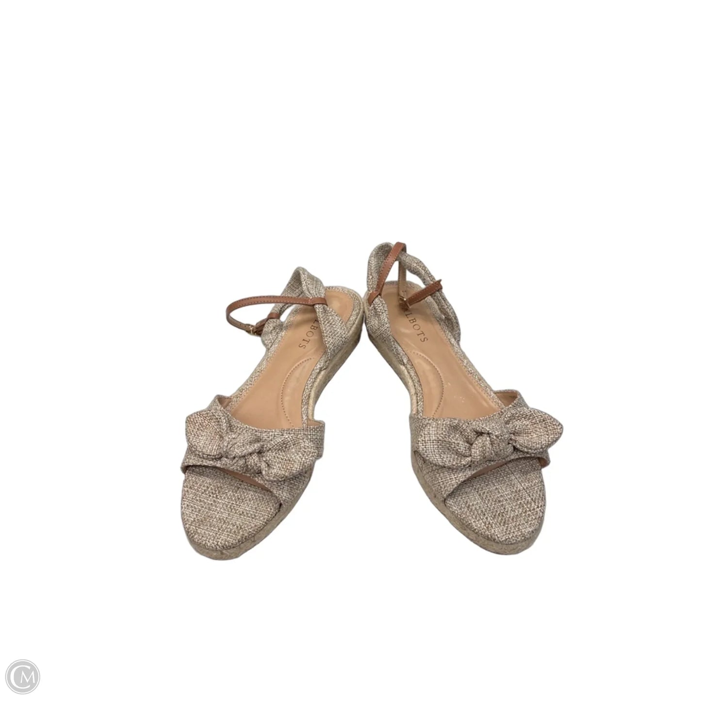 Sandals Flats By Talbots In Tan, Size: 8