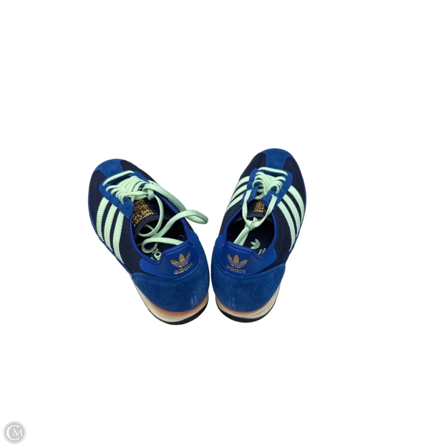 Shoes Sneakers By Adidas In Blue & Green, Size: 8.5