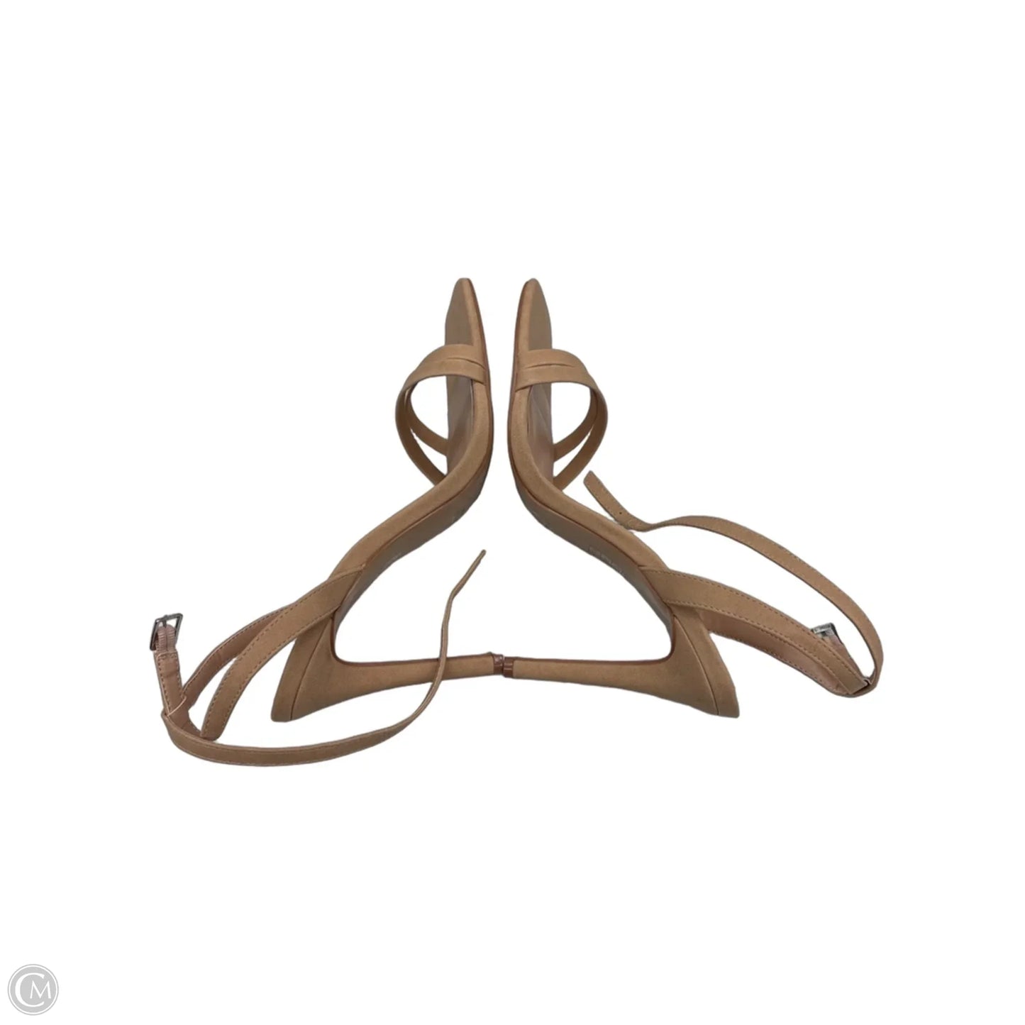 Sandals Heels Stiletto By Journee In Tan, Size: 8.5