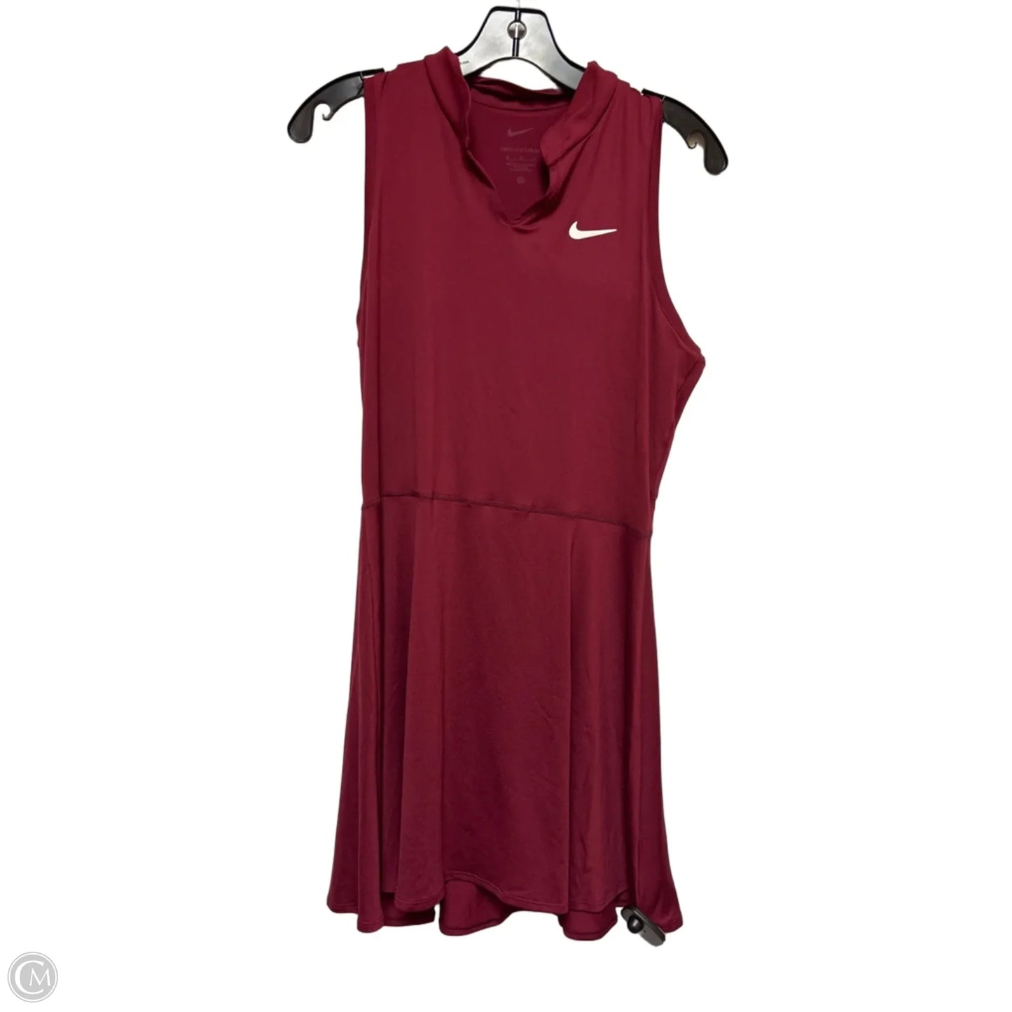 Athletic Dress By Nike Apparel In Red, Size: M